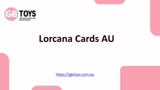 Lorcana Cards AU