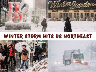 Winter Storm Hits US Northeast