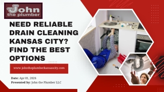 Need Reliable Drain Cleaning Kansas City? Find the Best Options