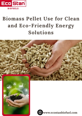 Biomass Pellet Use for Clean and Eco-Friendly Energy Solutions