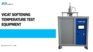 Vicat Softening Temperature Test Equipment