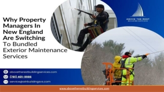 Why Property Managers In New England Are Switching To Bundled Exterior Maintenance Services