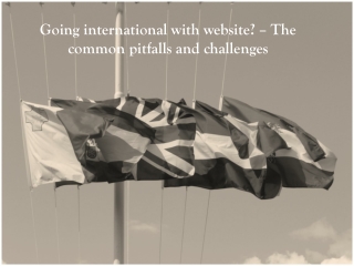Going international with website – The common pitfalls and c