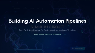 Building AI Automation Pipelines: Tools & Architecture