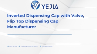 Inverted Dispensing Cap with Valve, Flip Top Dispensing Cap Manufacturer