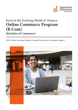 Online B.Com Course Admission 2026 India