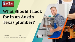 What Should I Look for in an Austin Texas plumber