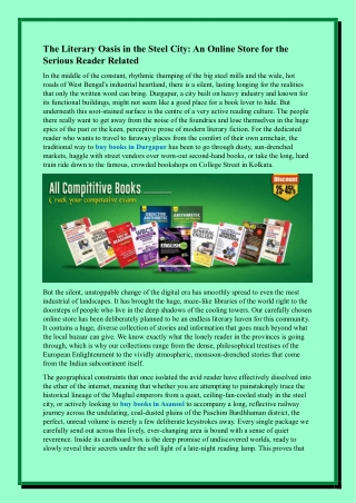 The Literary Oasis in the Steel City An Online Store for the Serious Reader Related