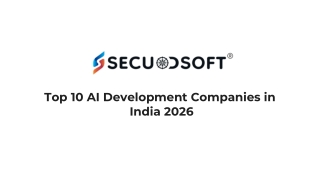 Top 10 AI Development Companies in  India 2026