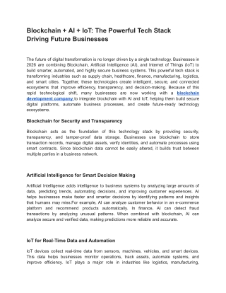 Blockchain Development Company