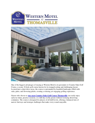 Stay near Country Oaks Golf Course Thomasville