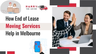 End of Lease Moves with Harry The Mover Melbourne