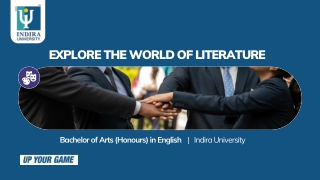 BA Honours in English Course | Duration & Career – Indira University