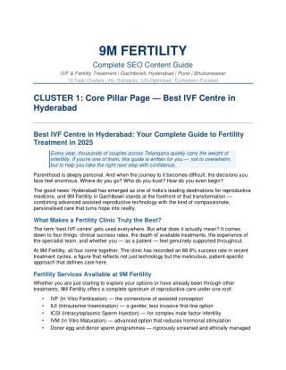 IVF Treatment in Gachibowli