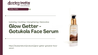Glow Getter – Gotukola Face Serum by Dusky India A Natural Anti-Aging Skincare Essential