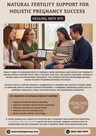 Natural Fertility Support for Holistic Pregnancy Success - Healing Arts NYC