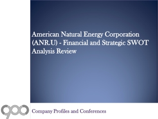 American Natural Energy Corporation (ANR.U) - Financial and