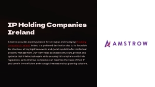 IP Holding Companies Ireland