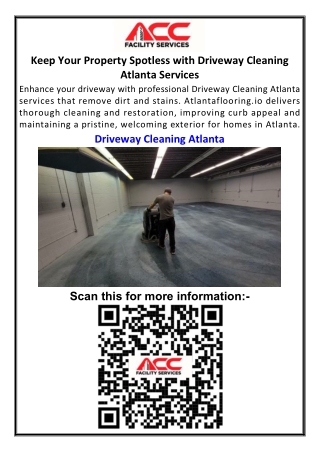 Keep Your Property Spotless with Driveway Cleaning Atlanta Services