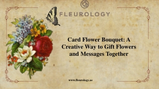 Card Flower Bouquet A Creative Way to Gift Flowers and Messages Together