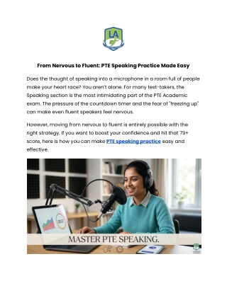 Your Daily Blueprint for a Stress-Free PTE Speaking Score
