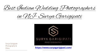 Best Indian Wedding Photographers in NJ- Surya Garigipati
