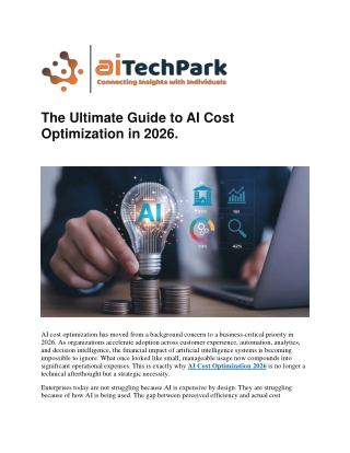 AI Cost Optimization 2026 reduce costs without losing performance