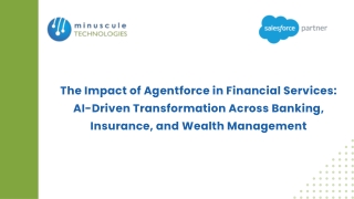 The Impact of Agentforce in Financial Services AI-Driven Transformation Across Banking, Insurance, and Wealth Management