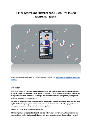 TikTok Advertising Statistics 2026