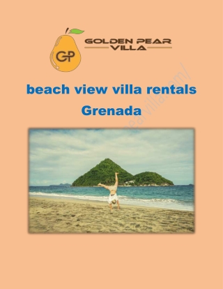 beach view villa rentals Grenada