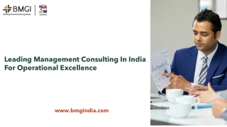 Leading Management Consulting in India for Operational Excellence