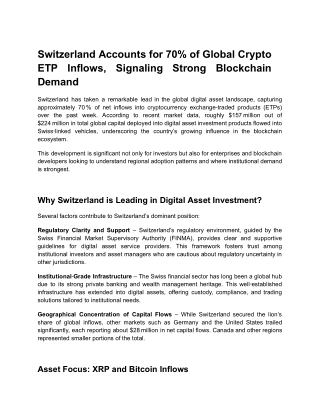 Blockchain development