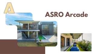 ASRO Arcade – Architecture Firm in Dubai _ Top Architects in Dubai for Residential Design