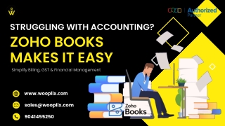 Struggling with Accounting Zoho Books Makes It Easy
