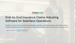 End to End Insurance Claims Adjusting Software for Seamless Operations