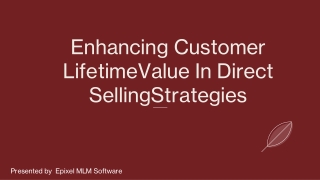 Strategies to Improve Customer Lifetime Value in Direct Sales