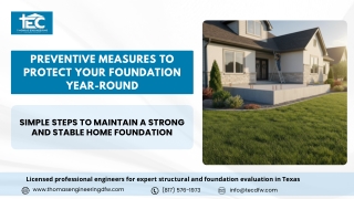 Preventive Measures to Protect Your Foundation Year-Round.