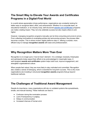 The Smart Way to Elevate Your Awards and Certificates Programs in a Digital-First World