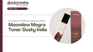 Moondew Mogra Toner by Dusky India  A Refreshing Floral Hydrating Mist for Radiant Skin
