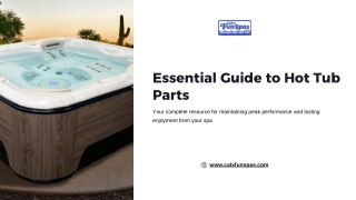 Essential Guide to Hot Tub Parts