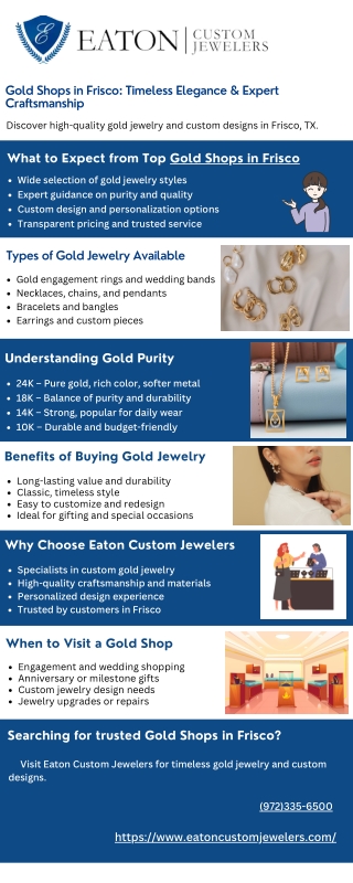 Gold Shops in Frisco