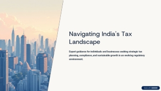 Tax Consultant in India