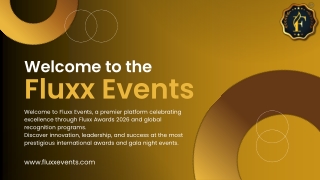 Fluxx Events – A Platform for Global Recognition and Excellence