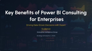 Key Benefits of Power BI Consulting for Enterprises Explained