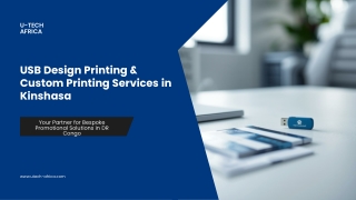 Premium USB Printing & Branded Tech Solutions in DR Congo