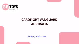 Cardfight Vanguard Australia