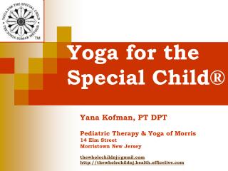 Yoga for the Special Child®