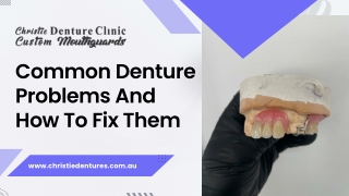 Common Denture Problems And How To Fix Them