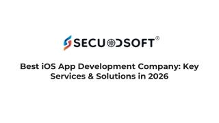 Best iOS App Development Company Key Services & Solutions in 2026