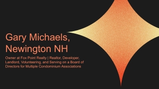 Gary Michaels (Newington, NH) - A Client-First Home Specialist